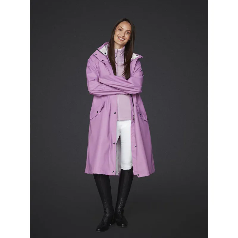 Mountain Horse Mindy Rain Coat Mouve Pink - Image 3