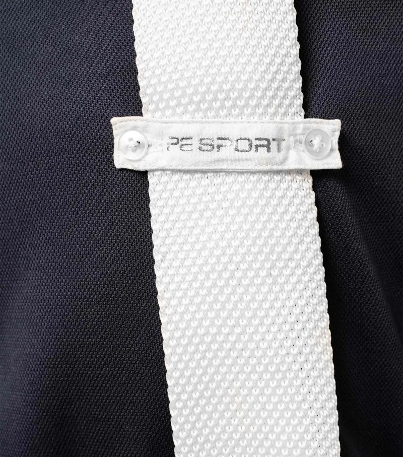 Premier Equine Mini Antonio Boy's Short Sleeve Show Shirt Navy - Image 6