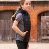 Premier Equine Mini Lamera Girl's Hybrid Riding Gilet Black