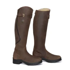 Mountain Horse Snowy River Fur Lined Long Boots Brown
