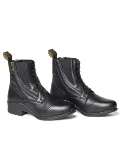 Mountain Horse Veganza Side Zip Paddock Boots Black