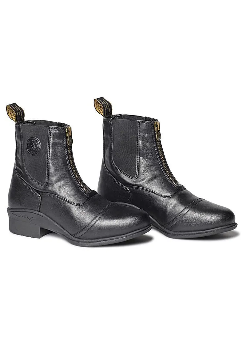 Mountain Horse Veganza Zip Paddock Boots Black