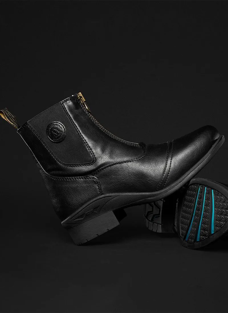 Mountain Horse Veganza Zip Paddock Boots Black - Image 3