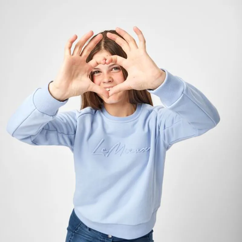 LeMieux Young Rider Cassie Sweat Shirt Mist - Image 4