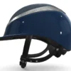 Charles Owen My Halo CX Custom Hat - Navy Crystal / Navy Gloss / Platinum Diamond Halo