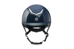 Charles Owen EQx Kylo Riding Helmet - Navy Gloss/Pewter Sparkly