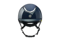 Charles Owen EQx Kylo Riding Helmet - Navy Gloss/Pewter Sparkly With MIPS