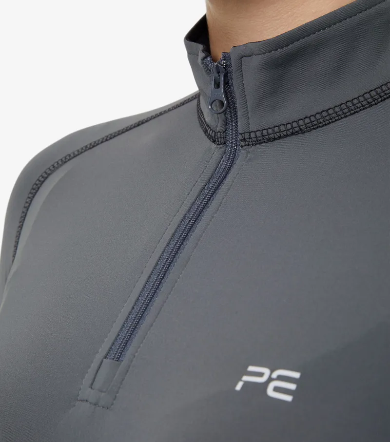 Premier Equine Ombretta Ladies Technical Riding Top Anthracite Grey - Image 4