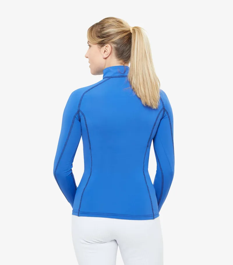 Premier Equine Ombretta Ladies Technical Riding Top Royal Blue - Image 2