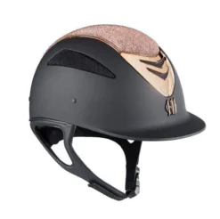One K Defender Air Glamour Rose Gold Helmet Navy