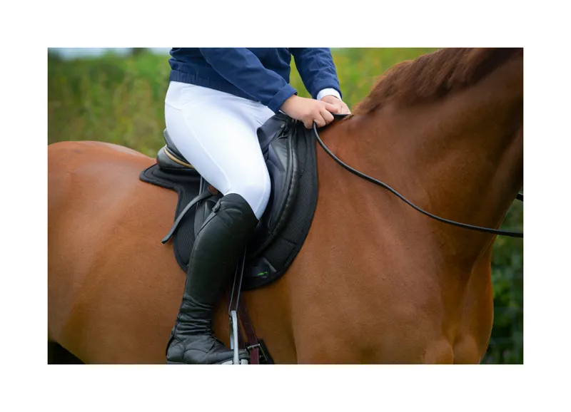 EcoRider Bamboo Competition Breeches - White - Image 4