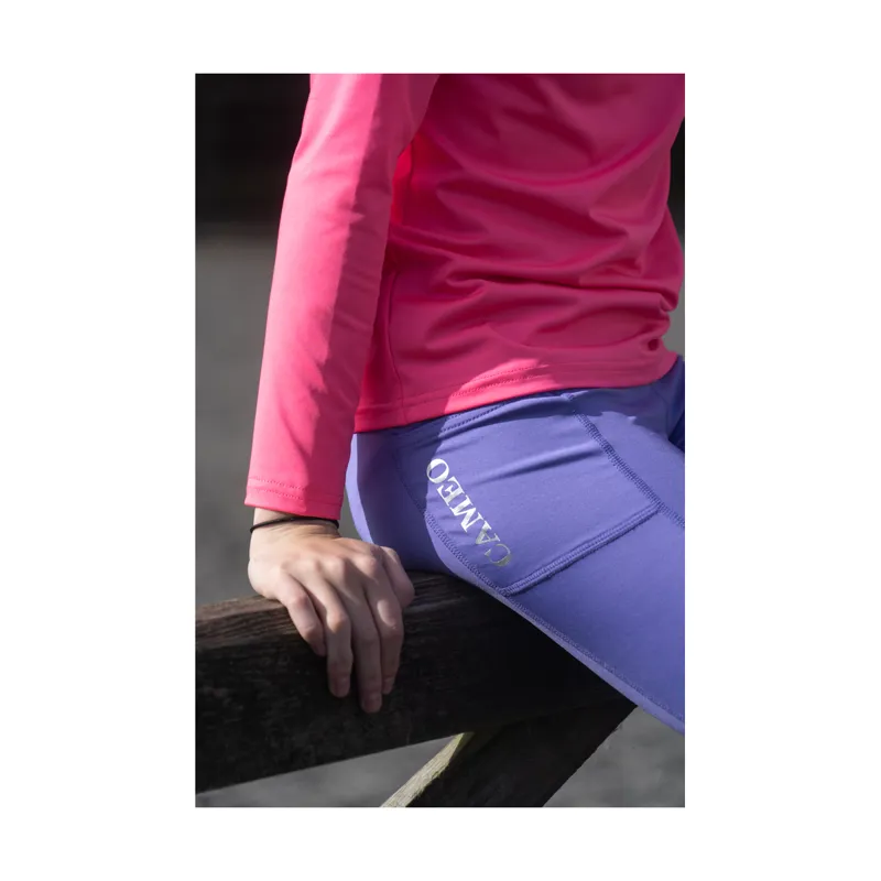 Cameo Junior Core Collection Tights - Purple - Image 2