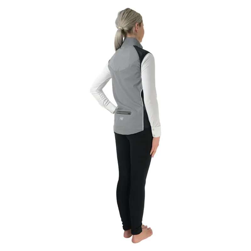 Hy Equestrian Silva Flash Reflective Gilet In Reflective Silver - Image 2