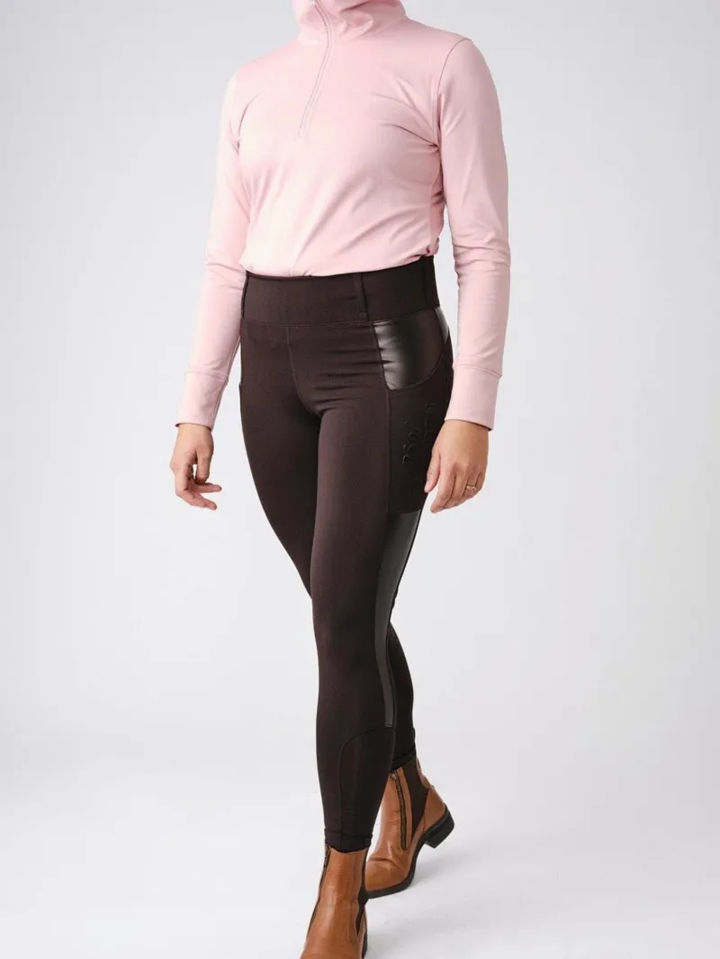 PS Of Sweden Cindy Riding Tights Coffee - Image 3