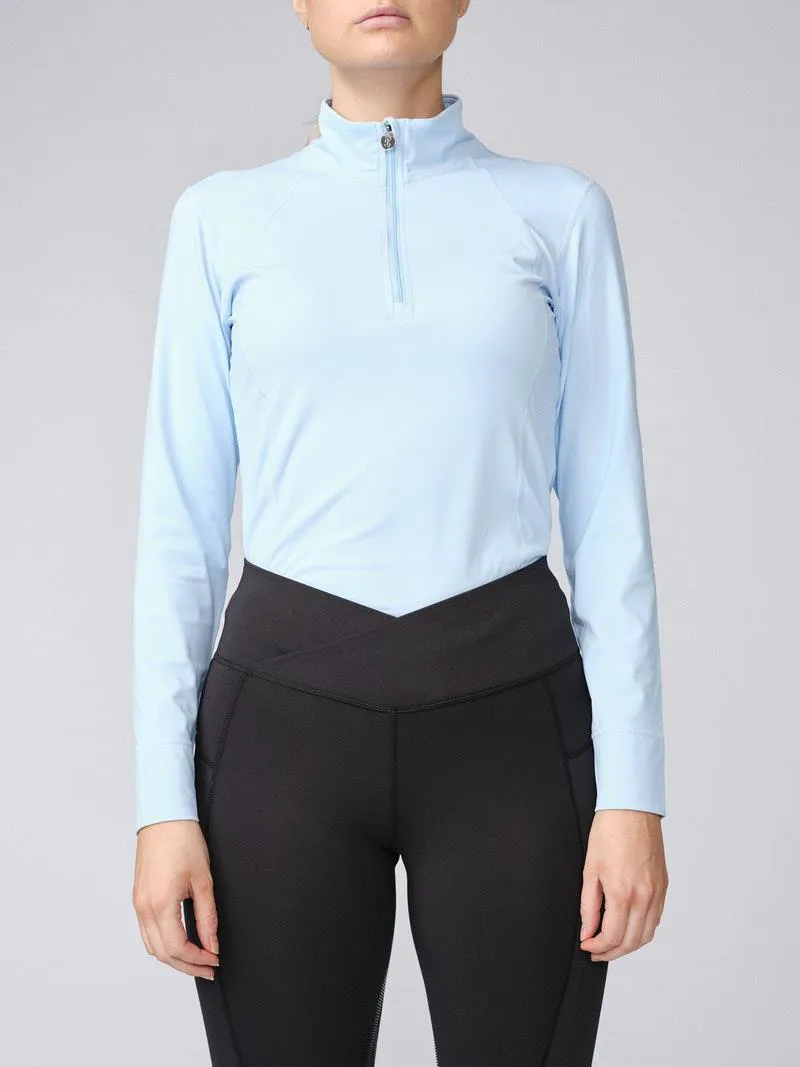 PS Of Sweden Wivianne Half Zip Base Layer Clear Sky