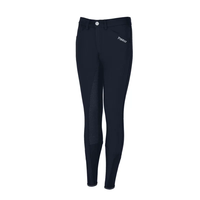 Pikeur Braddy Grip Full Seat Softshell Breeches Night Blue 146cm Age11