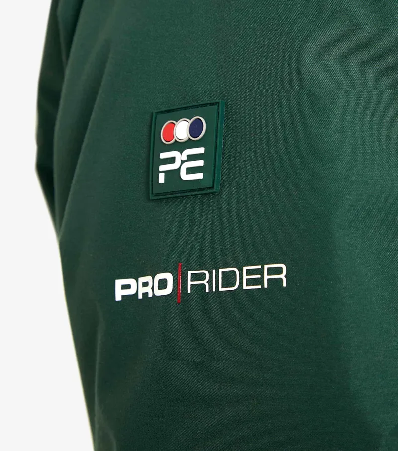 Premier Equine Pro Rider Unisex Waterproof Riding Jacket Green - Image 5