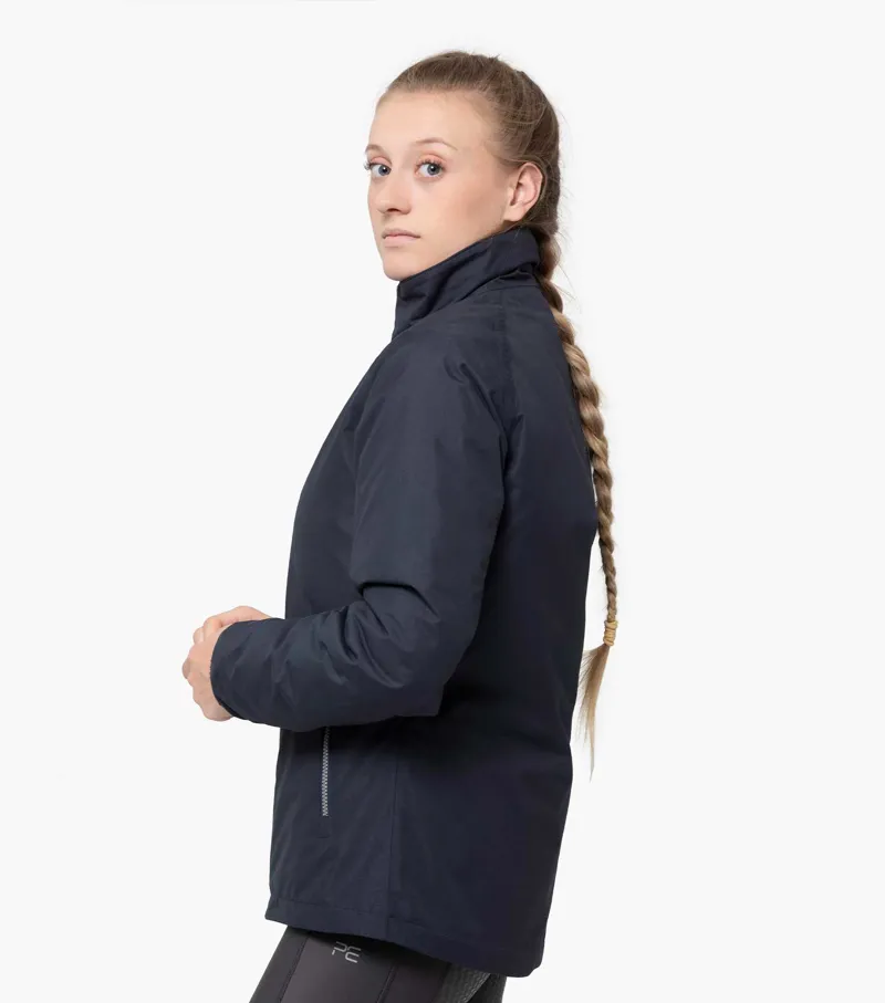 Premier Equine Pro Tech Rider Ladies Waterproof Riding Jacket Navy - Image 4