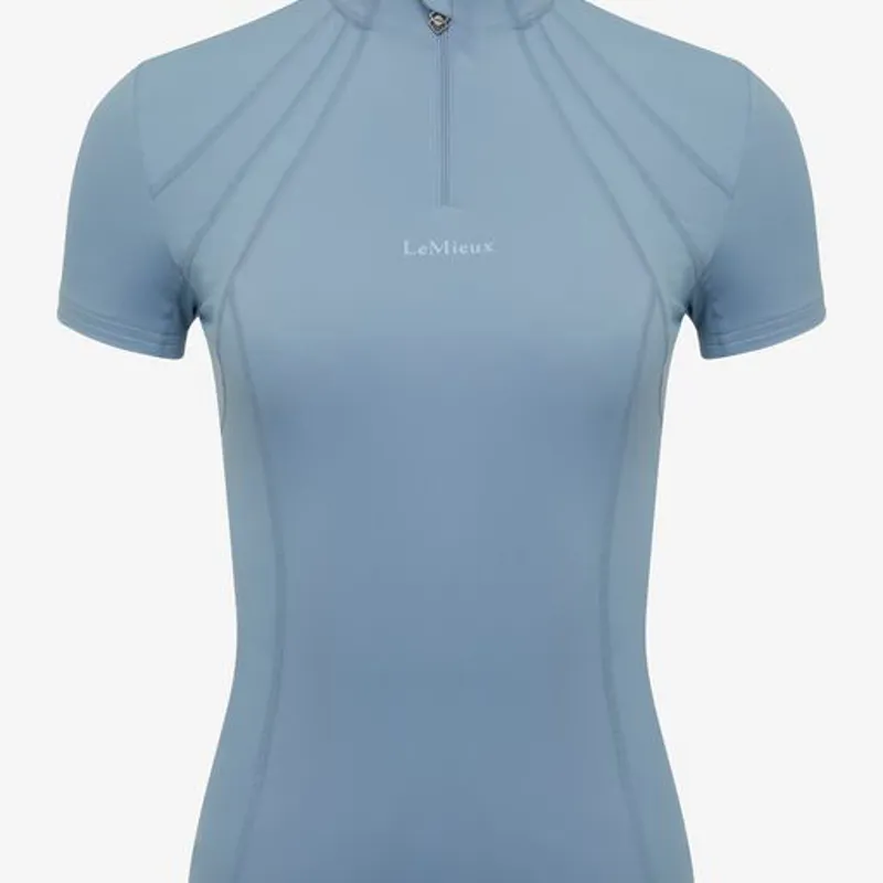 LeMieux Mia Mesh Short Sleeved Base Layer Denim