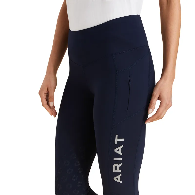 Ariat Women's Eos Knee Patch Tight Navy - Image 4