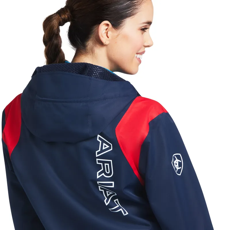 Ariat Women's Spectator Waterproof Jacket Team Navy - Image 3