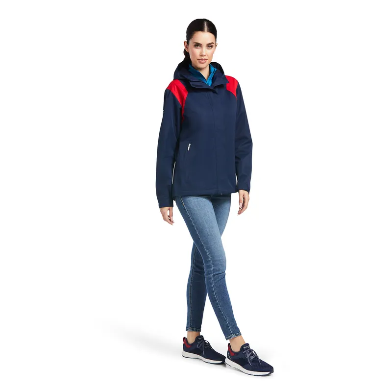 Ariat Women's Spectator Waterproof Jacket Team Navy - Image 6