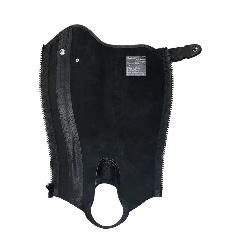 Ariat Unisex Heritage Contour Half Chap Black - Image 3