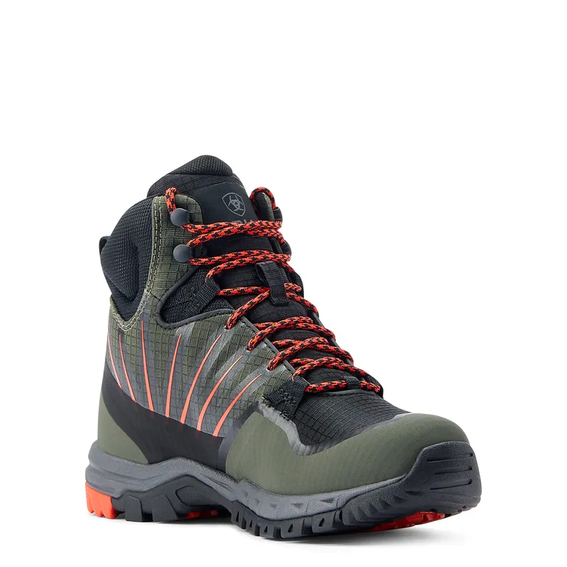 Ariat WMS Skyline Solaris Waterproof Boot Forest/Orange - Image 3