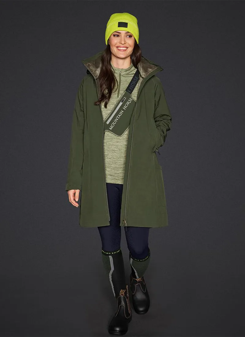 Mountain Horse Stella Softshell Parka Green - Image 2