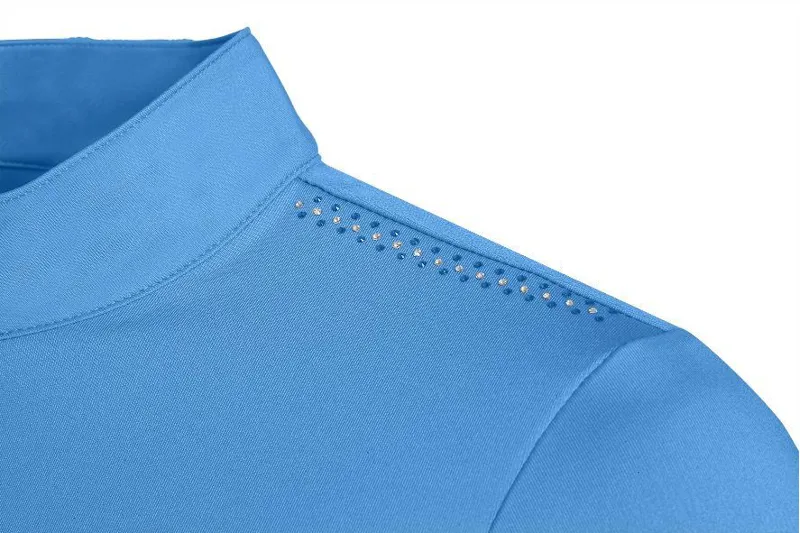 Schockemohle Summer Page Style Shirt Cloud Blue - Image 3