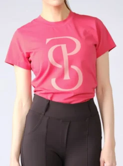 PS Of Sweden Signe Short Sleeve Top - Berry Pink