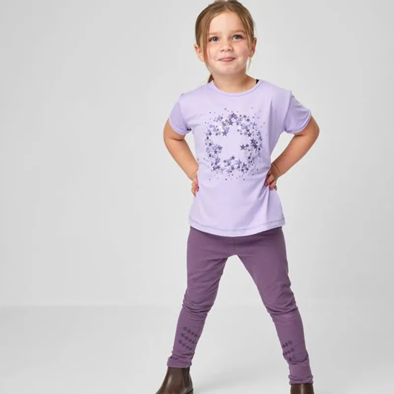 LeMieux Mini Leah Riding Legging 2 Pack Wisteria-Dove - Image 5