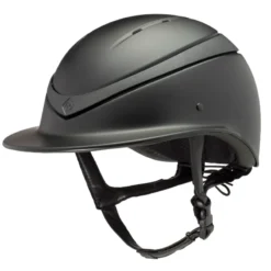 Charles Owen Luna Wide Peak Hat - Black Matt / Black Matt