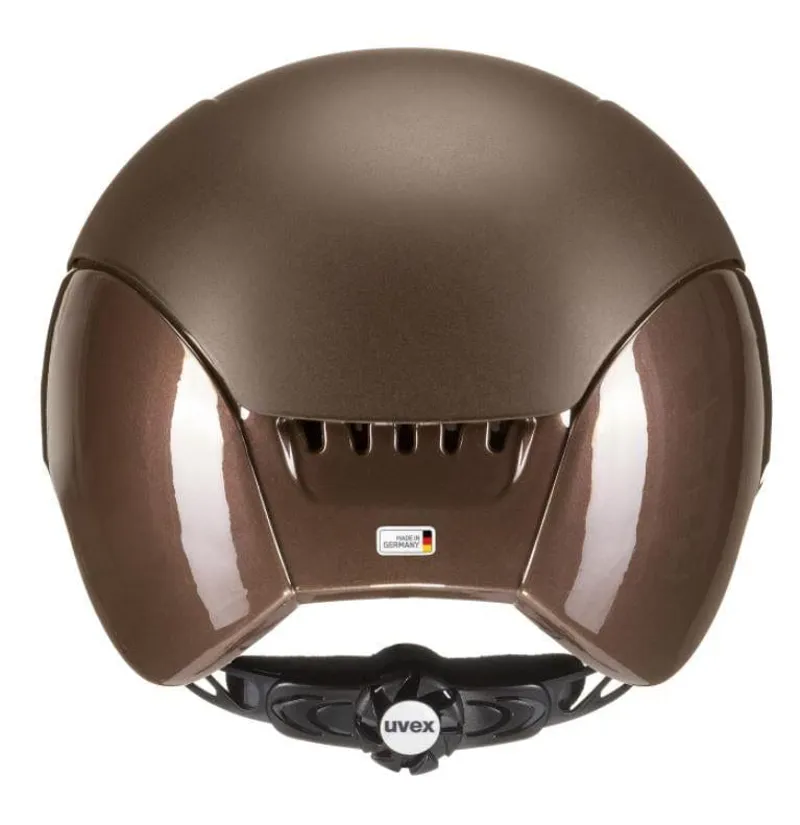 Uvex Elexxion Pro Riding Helmet - Brown Matt Shiny - XS-S 54-55cm - LAST ONE - Image 3