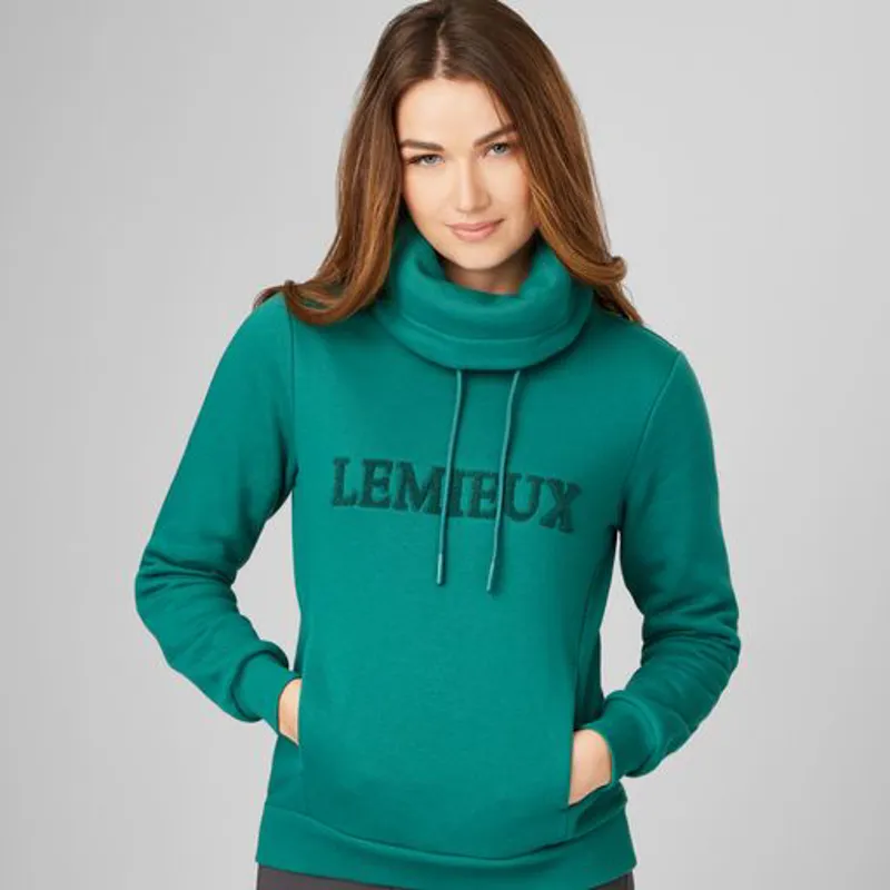 LeMieux Adele Funnel Neck Sweat Evergreen - Image 6