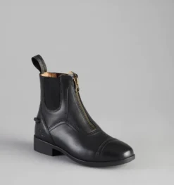 Premier Equine Virtus Junior Leather Paddock Boot Black