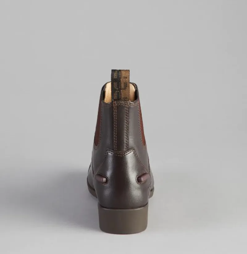 Premier Equine Virtus Junior Leather Paddock Boot Brown - Image 2