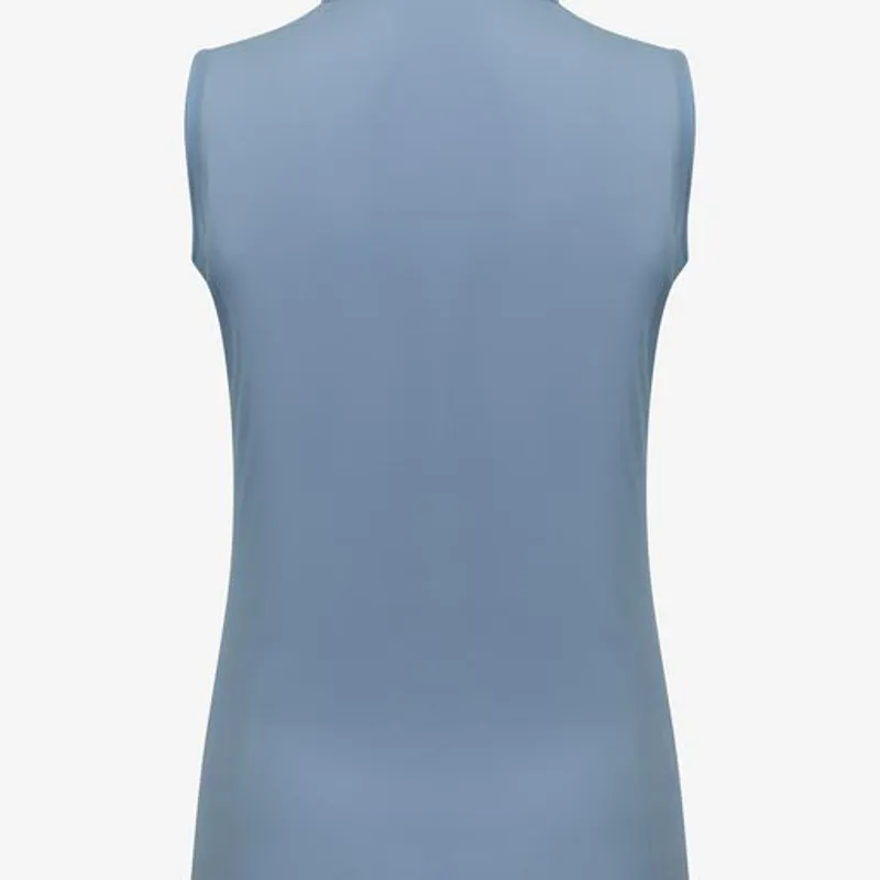 LeMieux Sleeveless Polo Shirt Denim - Image 4