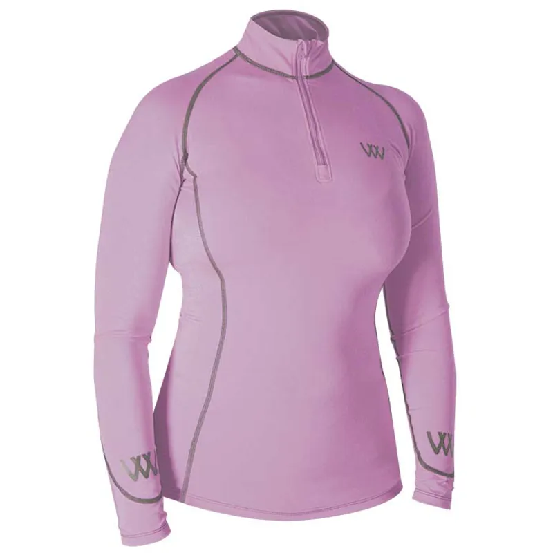 Woof Wear Performance Riding Shirt - Lilac