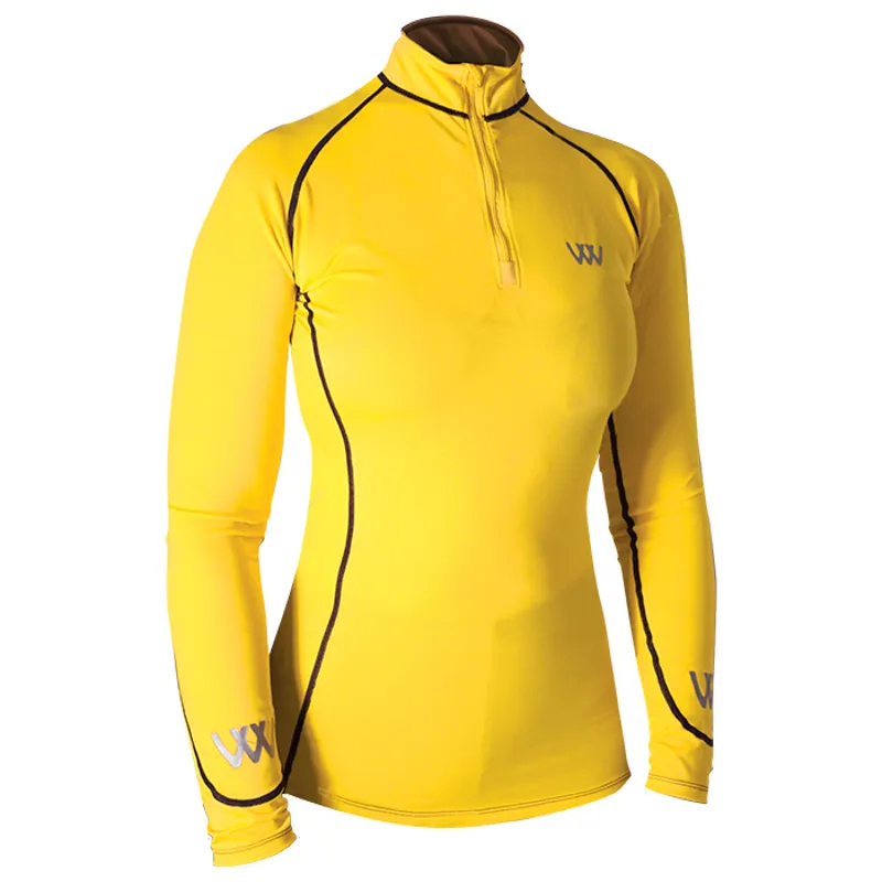 Woof Wear Performance Riding Shirt - Yellow