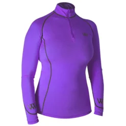 Woof Wear Performance Riding Shirt - Ultra Violet