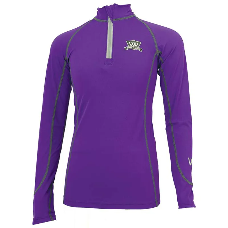 Woof Wear Young Rider Pro Performance Shirt - Ultra Violet
