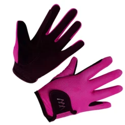 Woof Wear Young Riders Pro Glove - Berry