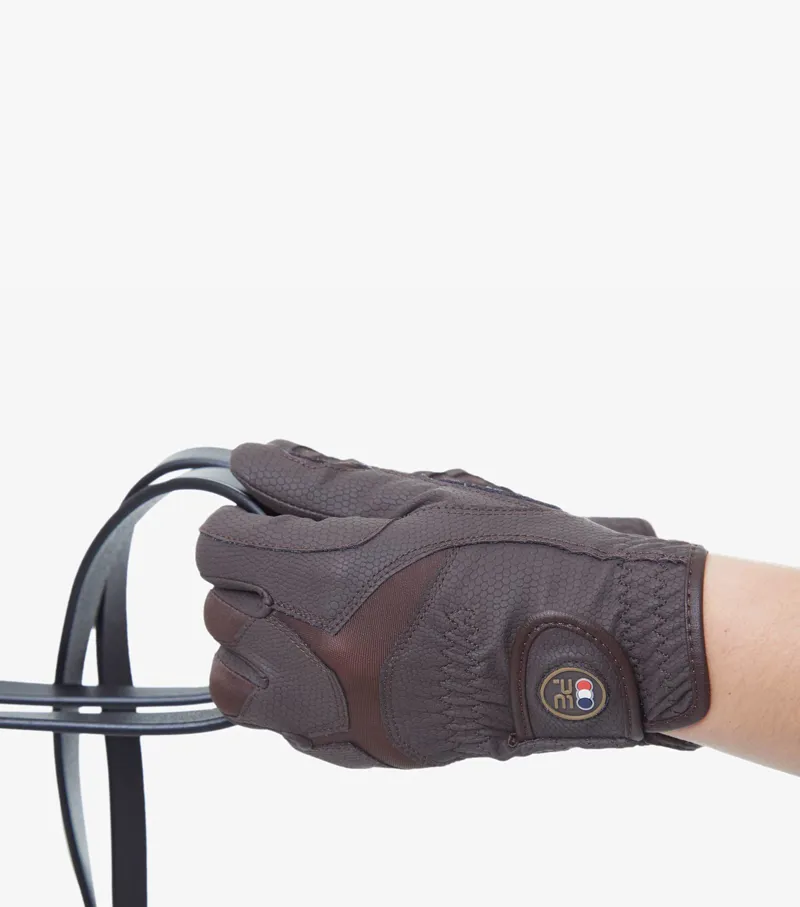 Premier Equine Windsor Junior Riding Gloves Brown - Image 6