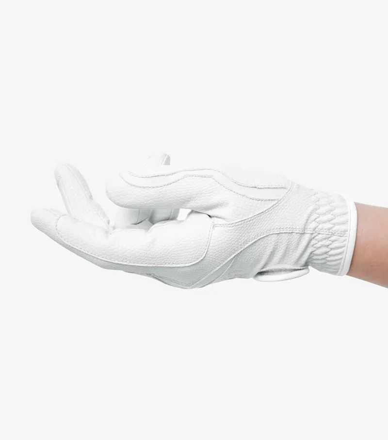 Premier Equine Windsor Junior Riding Gloves White - Image 2