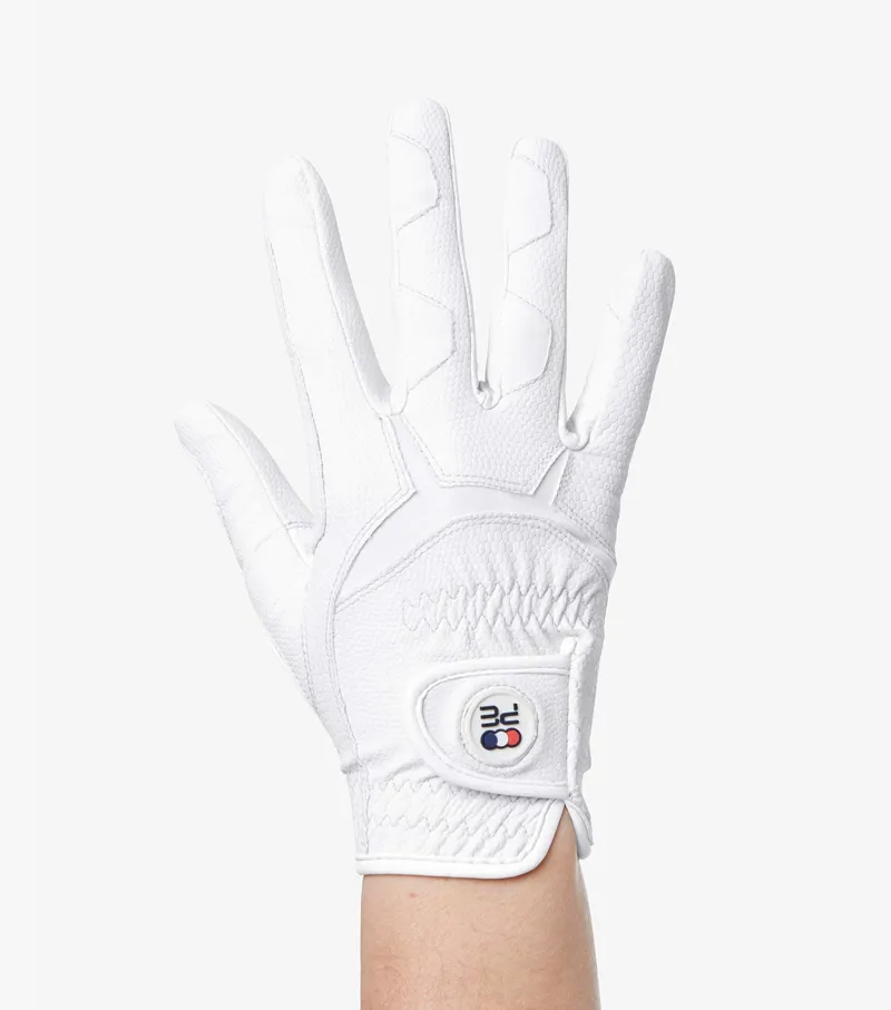 Premier Equine Windsor Junior Riding Gloves White - Image 3