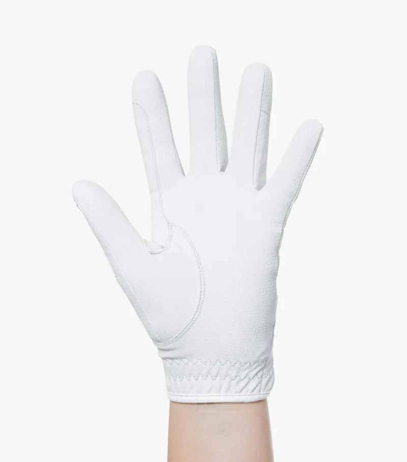Premier Equine Windsor Junior Riding Gloves White - Image 4