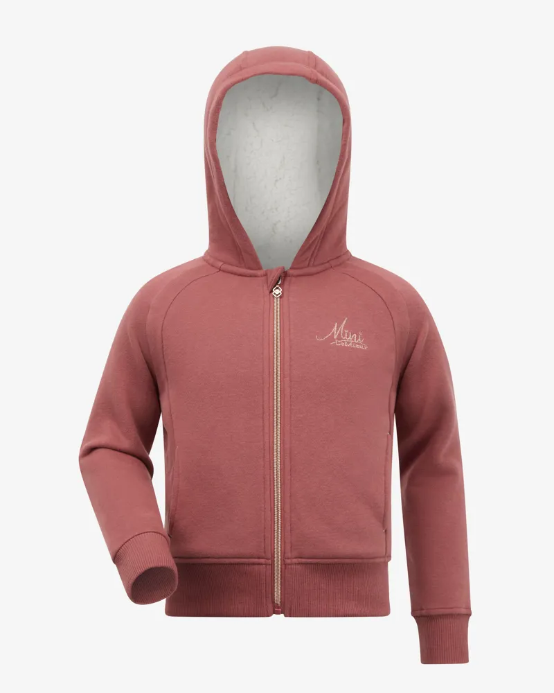 LeMieux Mini Sherpa Lined Lily Hoodie Orchid - Image 3