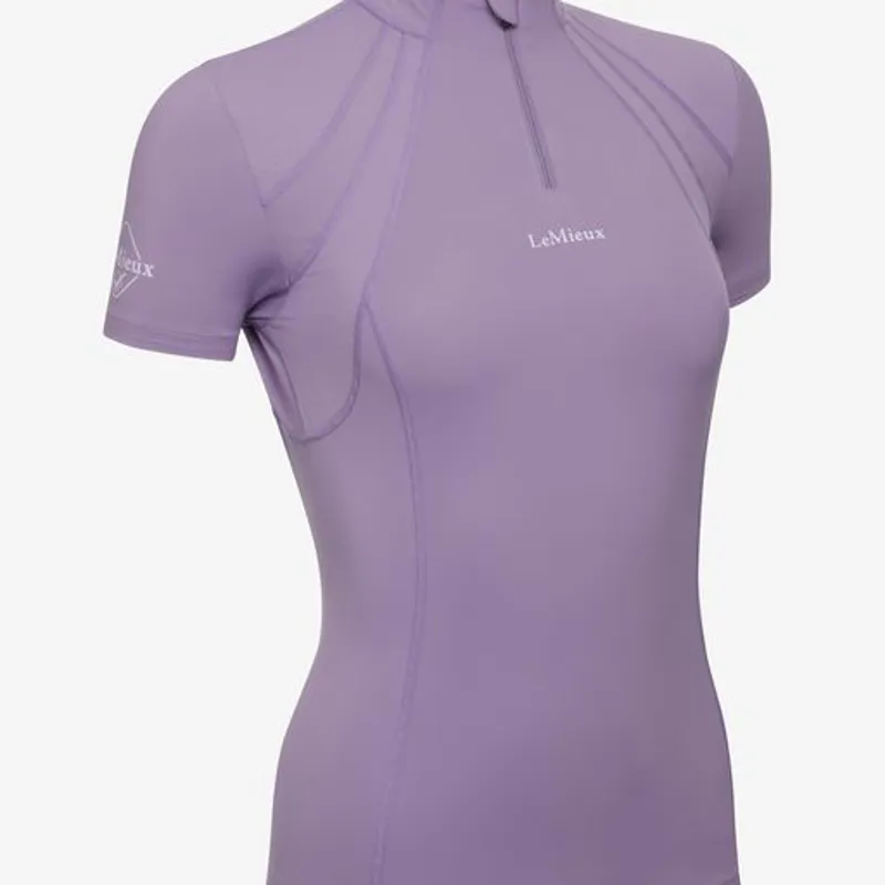 LeMieux Mia Mesh Short Sleeved Base Layer Iris - Image 3