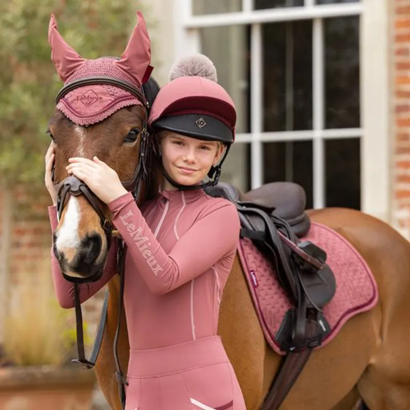 LeMieux Suede GP Square Orchid - Image 3